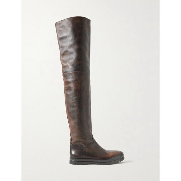 The Row Billie Leather Over the Knee Boots SZ 36 NWT $2,250